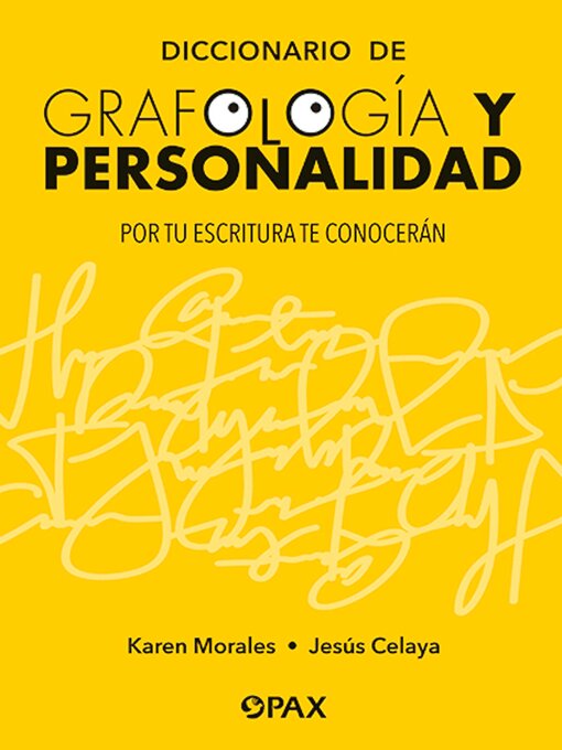 Title details for Diccionario de grafología y personalidad by Karen Morales - Available